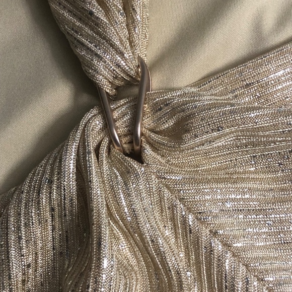 Calvin Klein woman dress gold gown - Picture 13 of 16